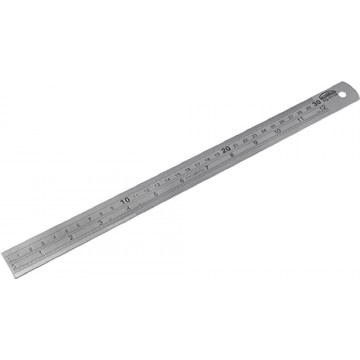 Stainless Steel Ruler (12", 30cm)