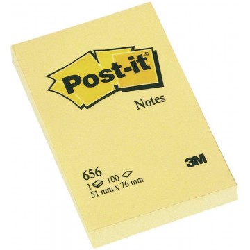3M Post-it Notes 656CY (2" x 3")