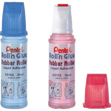 Pentel Liquid Glue w/Roller 30ml
