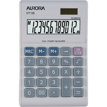 Aurora Desktop Calculator (140 x 90 x 23mm) DT128 12 Digits