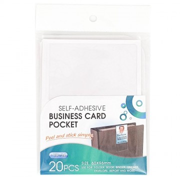 Adhesive Name Card Pocket 20's