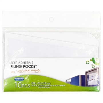 Adhesive Filing Pocket 10's
