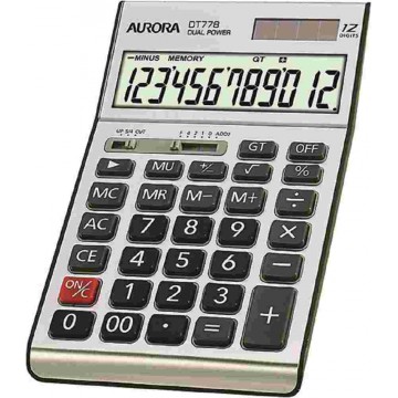 Aurora Desktop Calculator (177 x 107 x 29mm) DT778 12 Digits