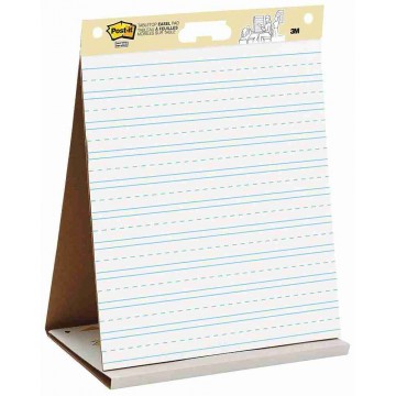 3M Post-it Tabletop Easel Pad 563PRL (20" x 23") Lined