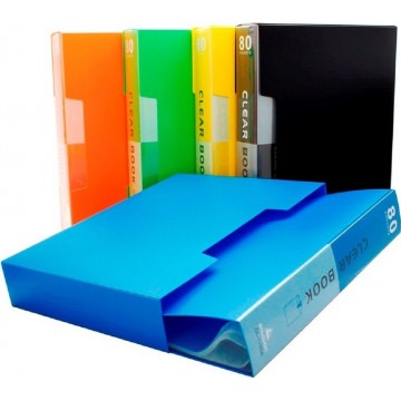 Office Clear Book File (80 Pocket) A4