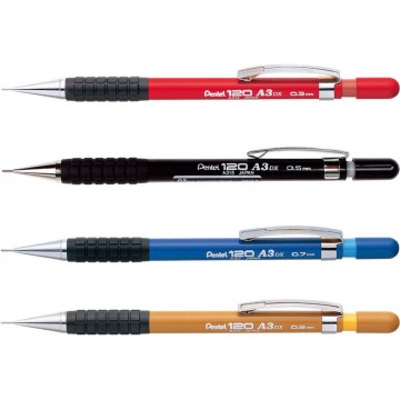 Pentel 120-A3DX Mechanical Pencil (0.3mm, 0.5mm, 0.7mm, 0.9mm)