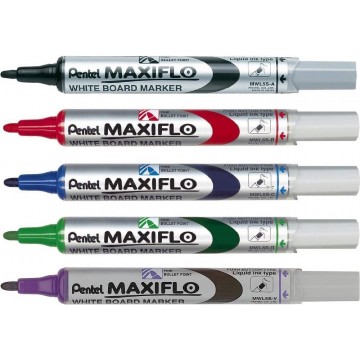 Pentel Maxiflo Whiteboard Marker Bullet Fine