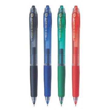 Pilot G-Tecmatic Gel Ink Pen 0.7mm Retractable