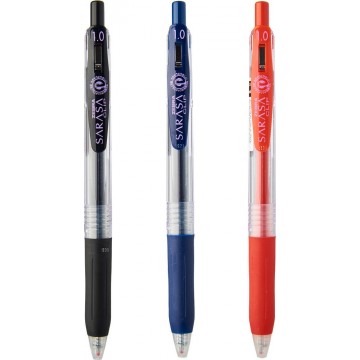 Zebra Sarasa Clip Gel Ink Pen 1.0mm Retractable